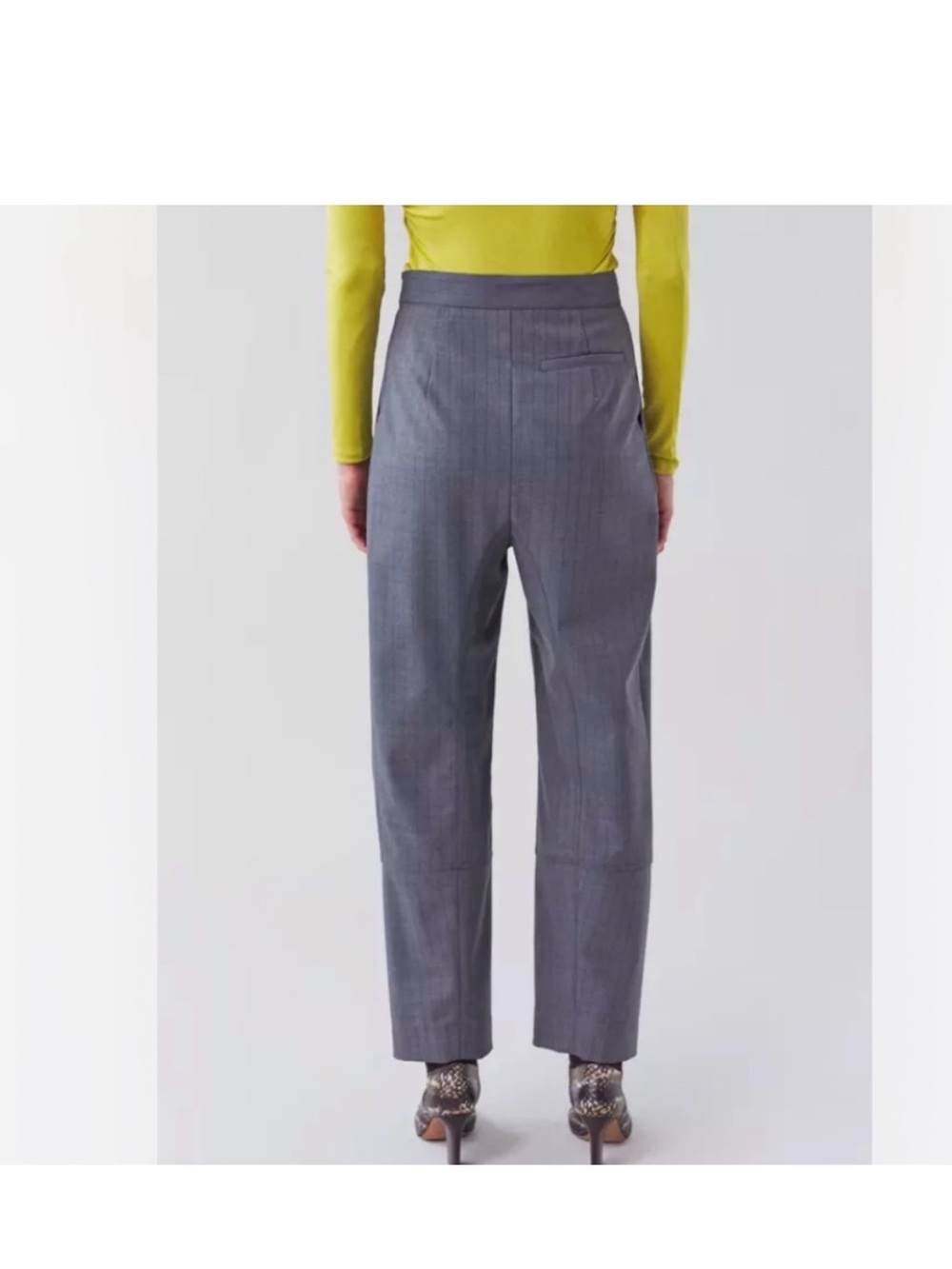 Rachel Comey Women’s Gray Pinstripe Dress Trousers - Picture 3 of 11